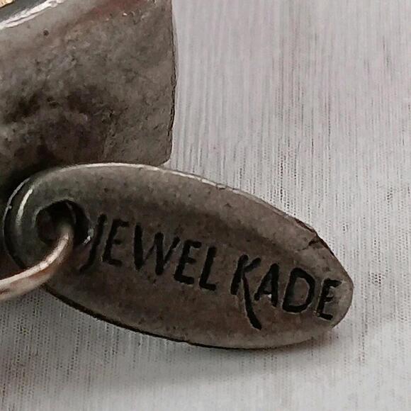 JEWEL KADE Reversable "Make a Wish For You" On Pendant,925, Italy Marked Tag - Picture 9 of 9